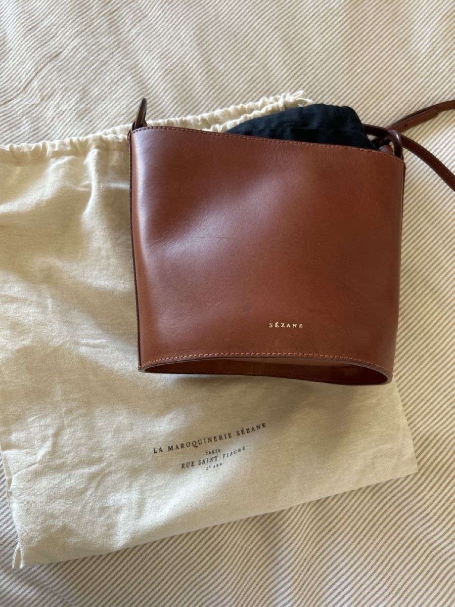 Sezane Borse da donna: Sac seau Sézane marron – Usato da Grand-Lancy venduto da mthcht
