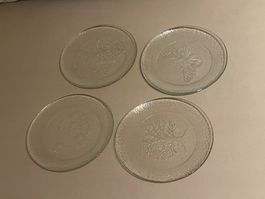 Set mit 4 Salatteller/ Dessertteller  26cm, Glasi Hergiswil