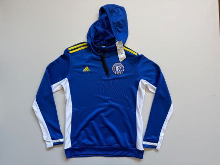 Adidas sweatshirt pullover hoodie kid sz M NEW