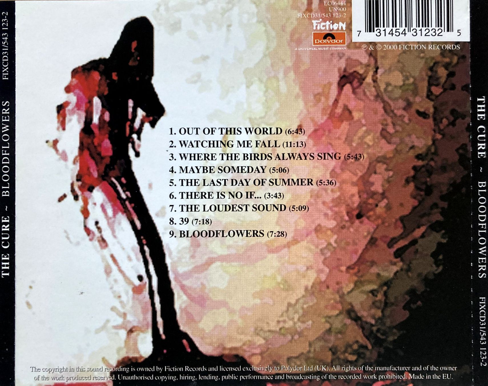CDs: THE CURE - BLOODFLOWERS – Gebraucht aus Bottens von hotter-than-hell 1