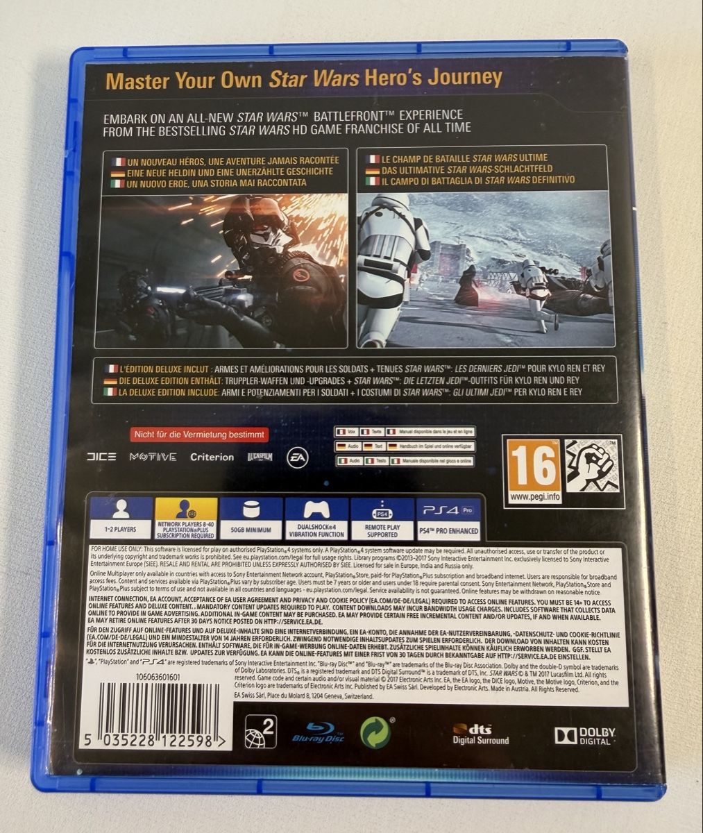 Giochi: Star Wars Battlefront II - Elite Trooper - PS4 Spiel – Usato da Rombach venduto da vir_2dsd 1