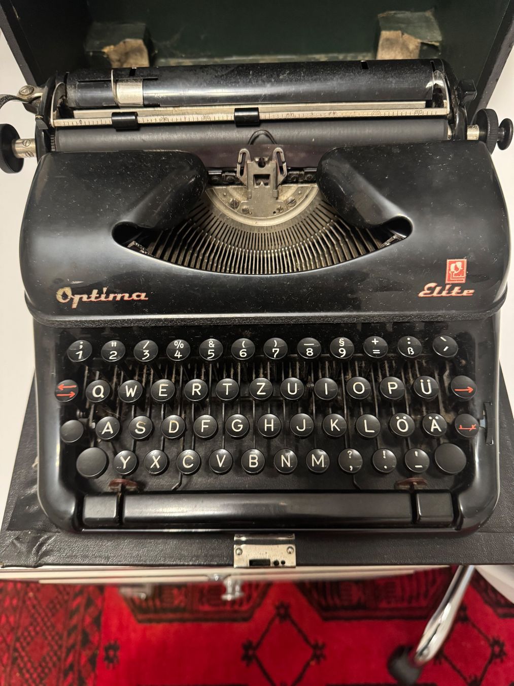 Macchine da scrivere: antike OPTIMA ELITE Schreibmaschine – Usato da MURI b. Bern venduto da Anda1