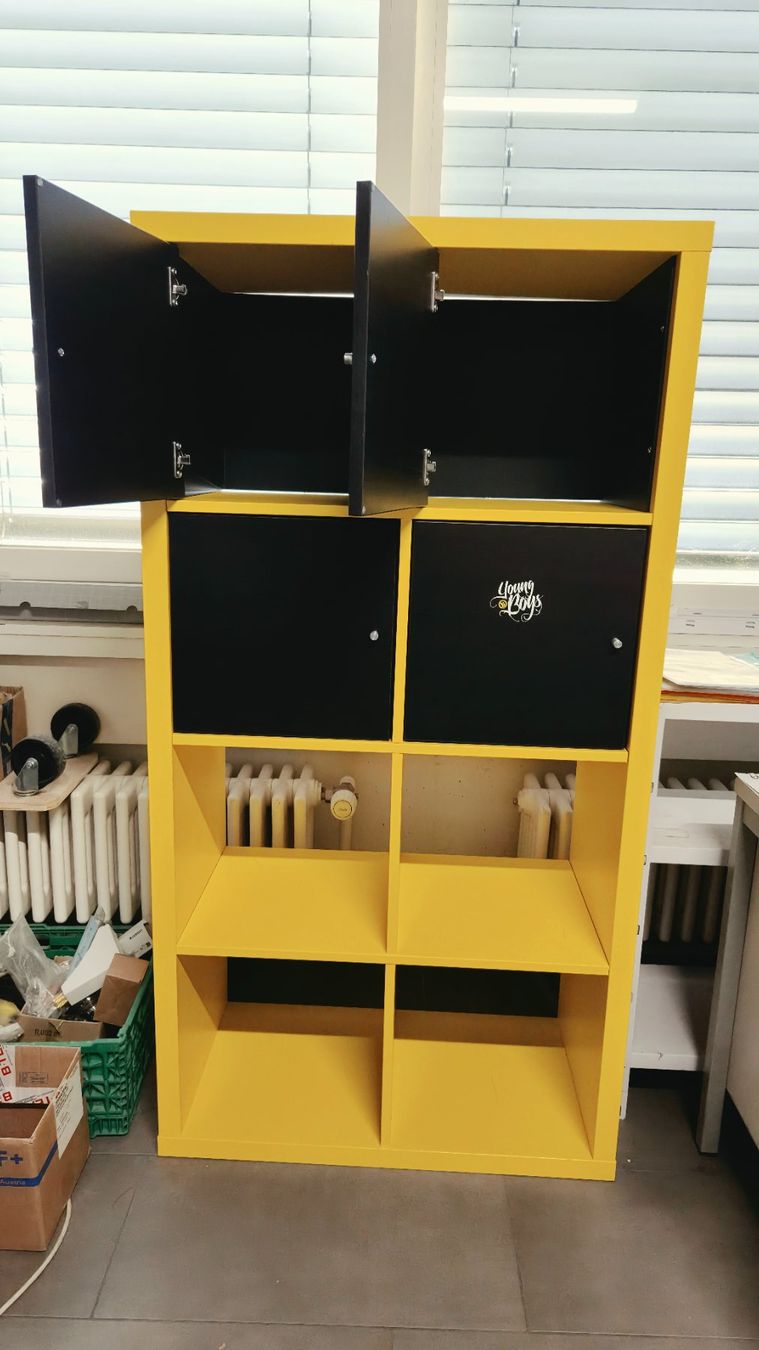 Ikea Scaffali: Ikea Regal gelb – Usato da Bern venduto da zombi99 1
