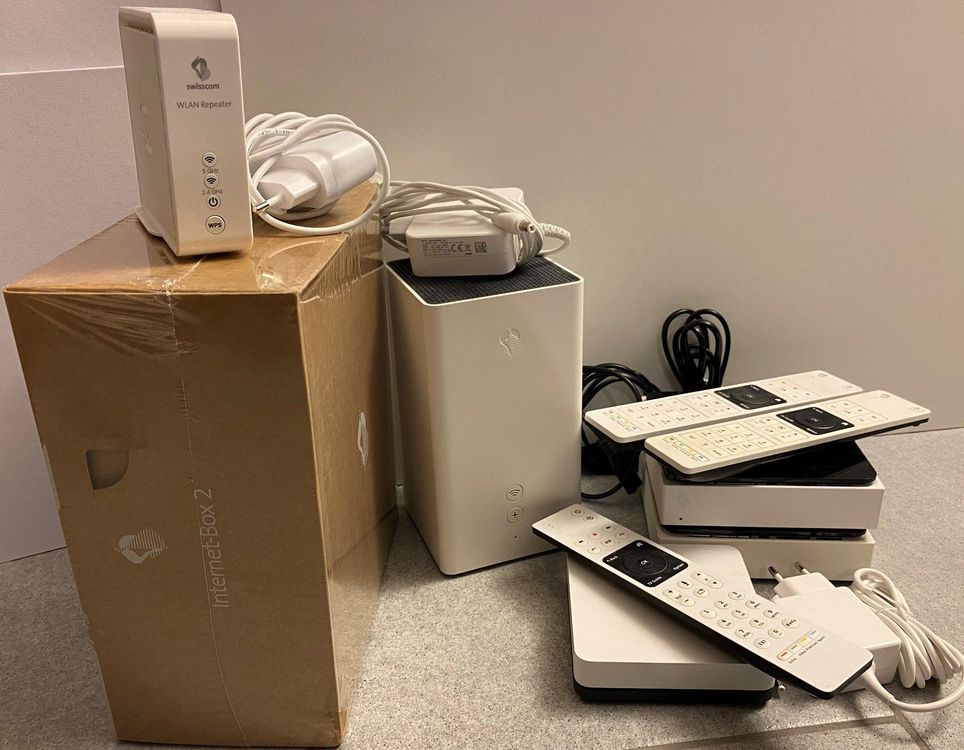 Swisscom Internet Box 2 inkl. Zubehör | Kaufen auf Ricardo