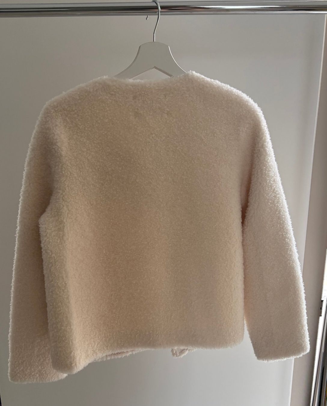 Giacche: Weisse Teddy Jacke Gr.M (36-38) – Nuovo (secondo la descrizione) da Zürich venduto da Sandra22 1