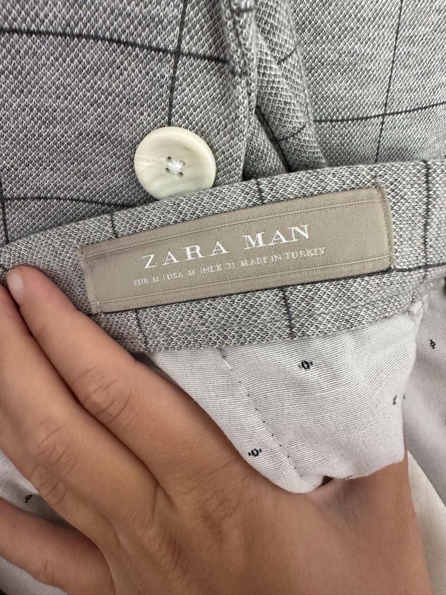 Zara Completi: Zara Man Suit checked grey  – Usato da Luins venduto da vvs_7kqr 4