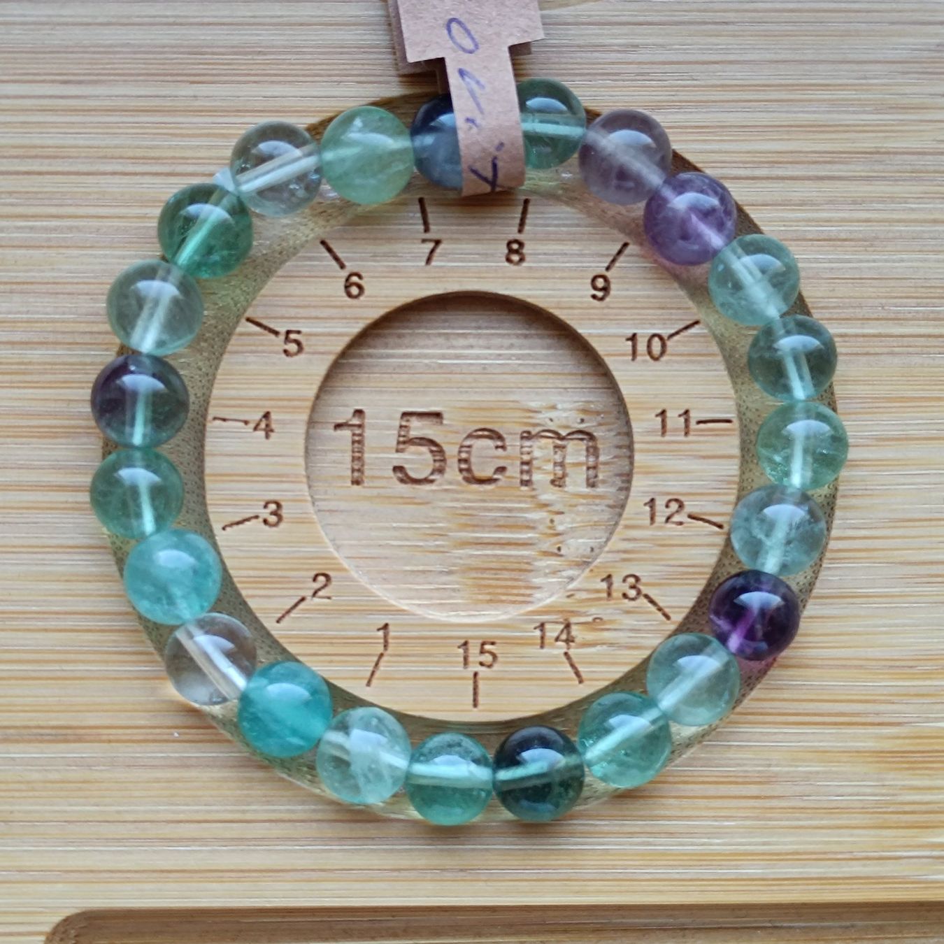 Bracciali & Braccialetti: Fluorit Armband Mineralien Stein – Nuovo (secondo la descrizione) da Altdorf SH venduto da Dossenbach