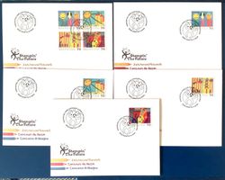 2000  Schweiz / FDC Zeichenbettbewerb  - Satz + Einzel Satz