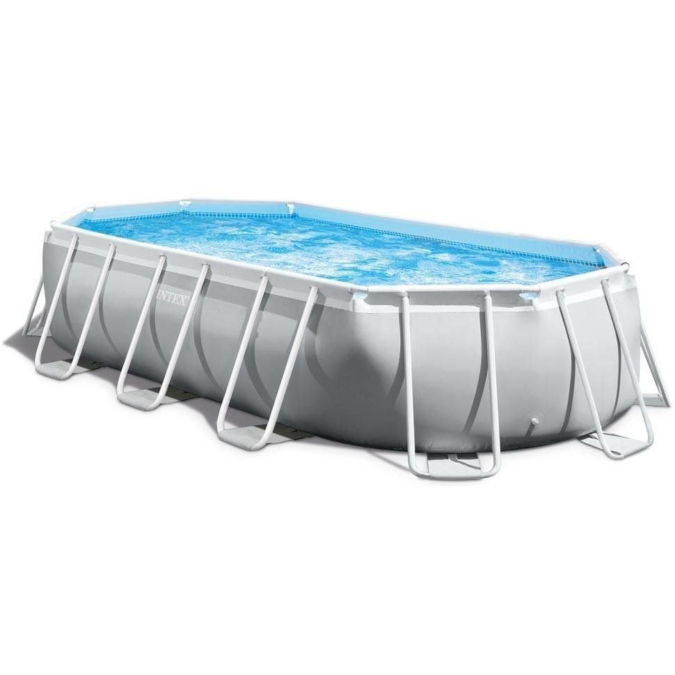Intex Piscine: INTEX Ovaler Framepool 503x274x122cm Filterpumpe – Nuovo e nell'imballaggio originale da Wynau venduto da Intexpool24 2