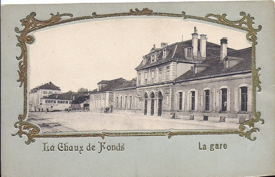 Cartoline postali: LA CHAUX - de - FONDS, la gare – Nuovo (secondo la descrizione) da Les Verrières venduto da Scampi0
