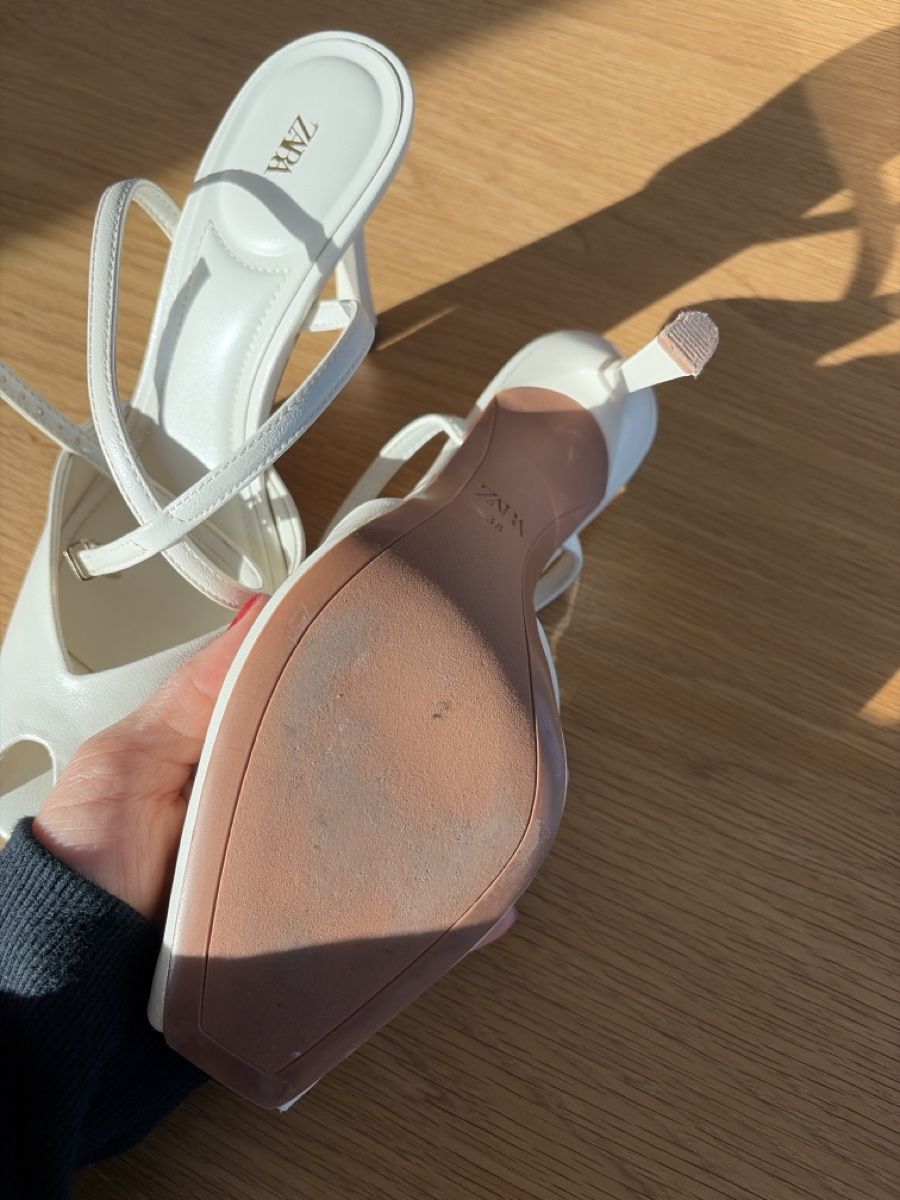 Zara Scarpe da donna: Zara Absatzschuhe, weiss, Gr. 38 – Nuovo (secondo la descrizione) da Zürich venduto da ufe_f5q5 2