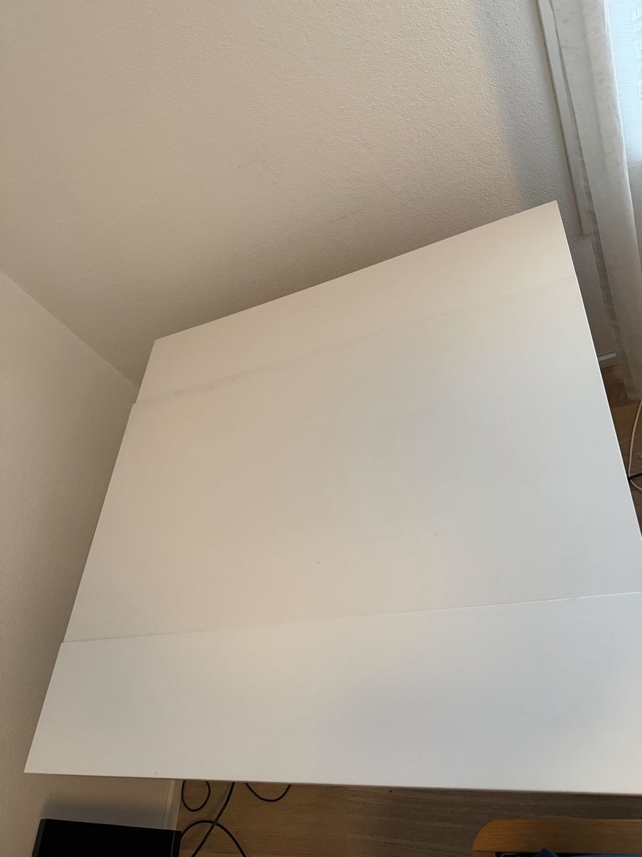 Ikea Tische: Extendable White Dining Table, Square Design, Used – Gebraucht aus Baar von pec_7zqr 2