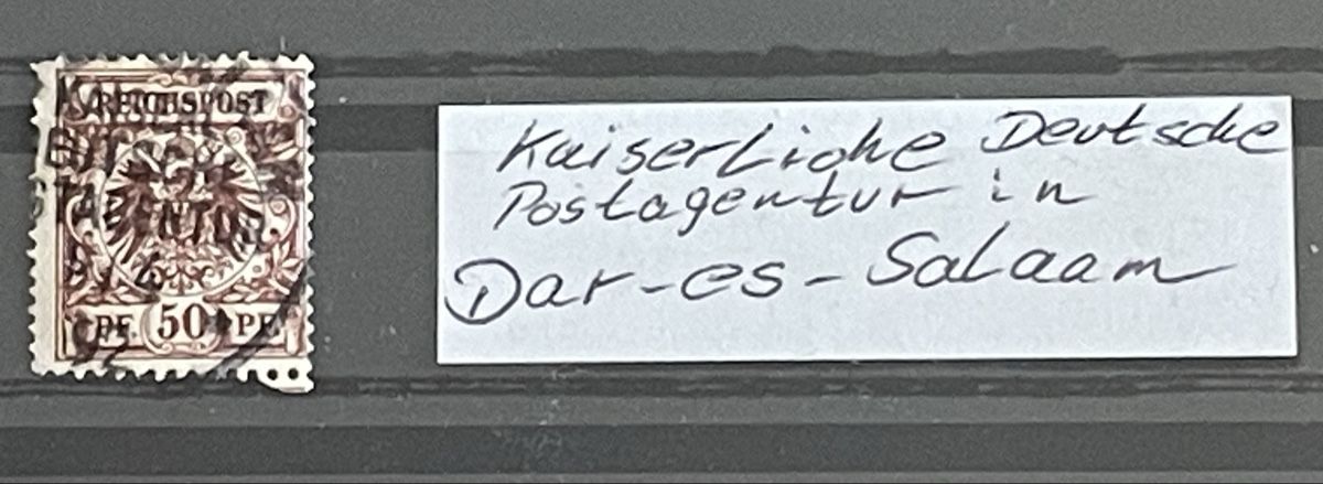 Tutti i francobolli: Kaiserliche Deutsche Postagentur Dar-es-Salaam – Usato da Thun venduto da Thunersee2 2