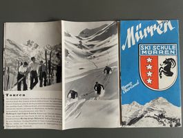 Prospekt Skischule Mürren / Fotos u.a. Gyger / Ski Skifahren
