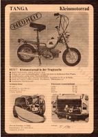 Tanga - Kleinmotorrad in der Tragtasche