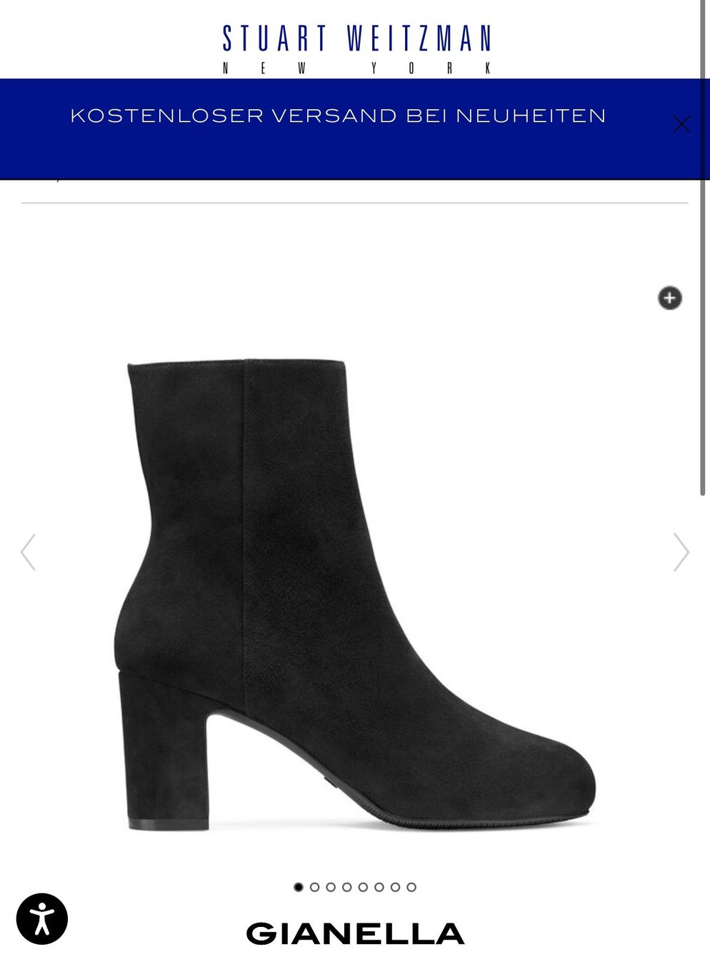 Stuart Weitzman Scarpe da donna: Stuart Weitzmann Ankle Boots Grösse 38 – Nuovo e nell'imballaggio originale da Schlieren venduto da ald_nvw7 1