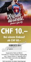 Ottos: Fr. 10.-- Rabatt ab Fr. 60.--  Online und Filiale