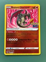 Radiant Charizard (PGO 011) Near Mint oder Mint (Englisch)
