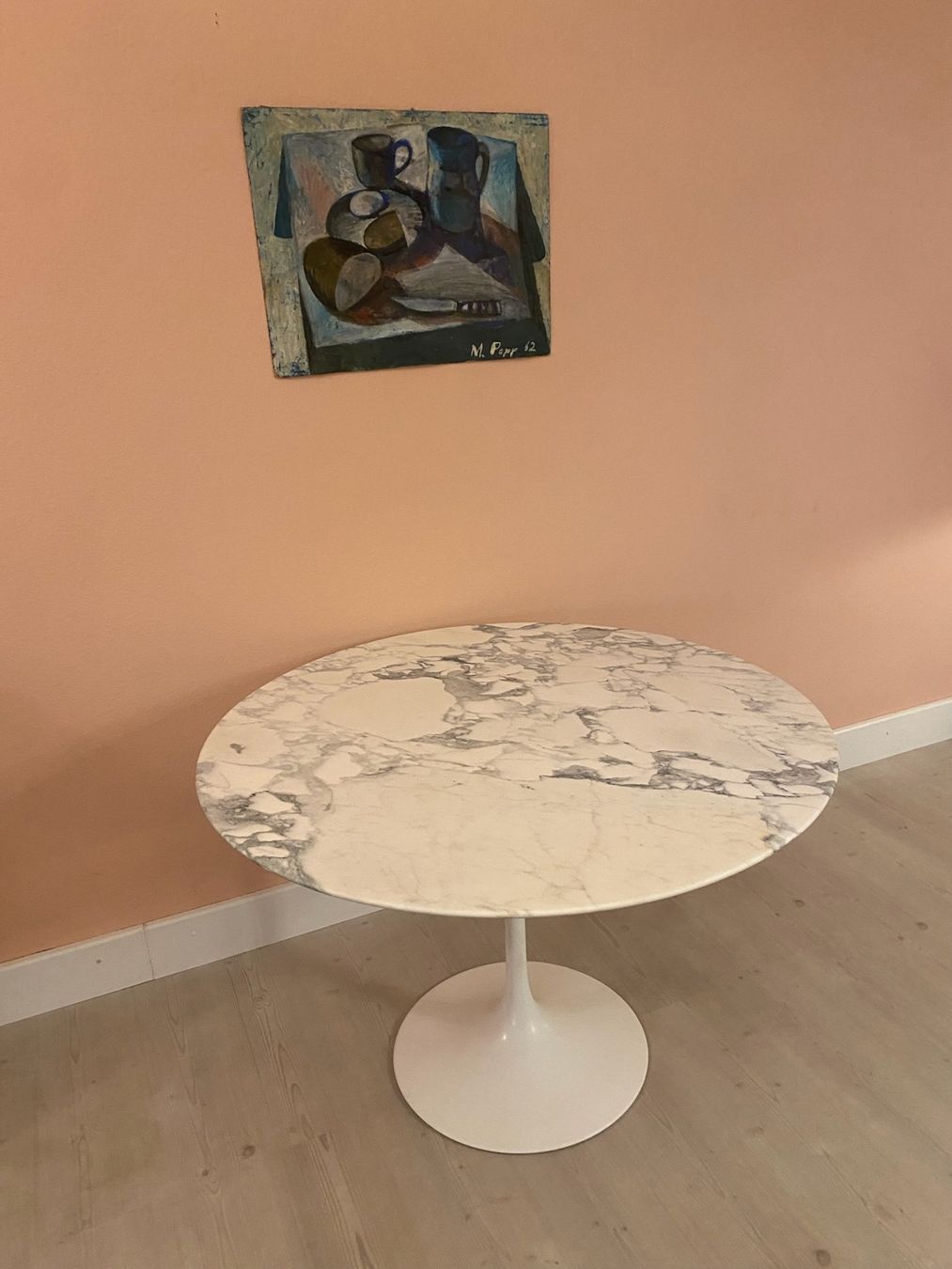 Tavoli: Original Saarinen Tulip Table Esstisch Marmor Knoll Int. – Usato da Basel venduto da MidMod20C 4