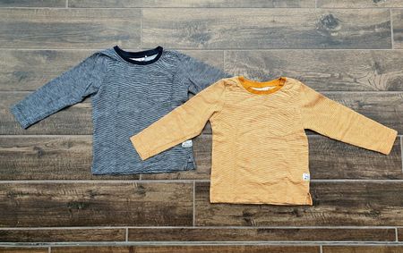 2x Langarm-Tshirt 110