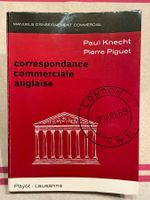 Livre: Correspondance commerciale anglaise, Knecht/Piguet