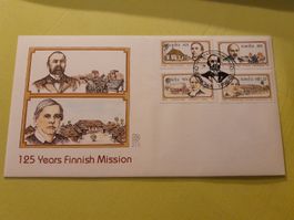 Rare Enveloppe Philatélique Namibie, Mission Finlandaise