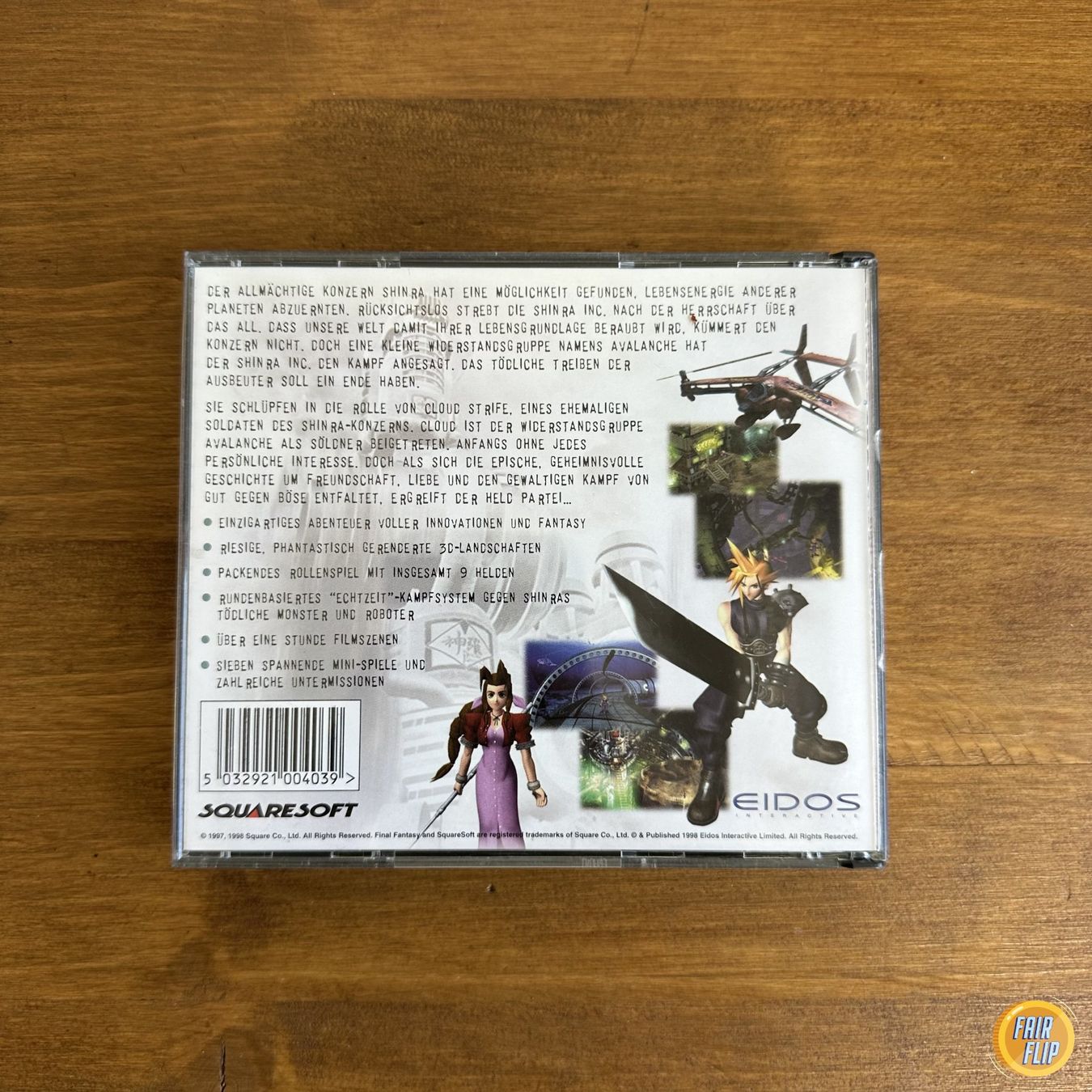 Giochi: PS1 Final Fantasy VII – Usato da Luzern venduto da fairflip 3