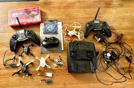 lot de drones avec accessoires
