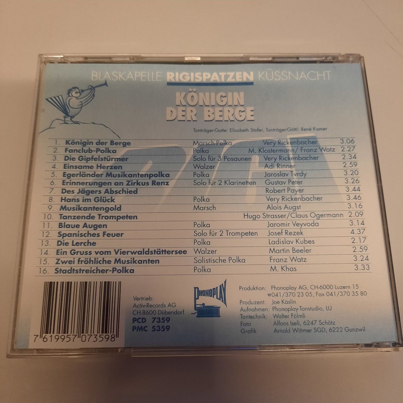 CD: Blaskapelle Rigispatzen Küssnacht CD – Usato da Buochs venduto da Nyima21 1