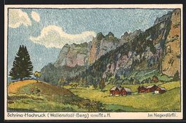 Schrina-Hochruck /Wallenstadt-Berg, Dorf