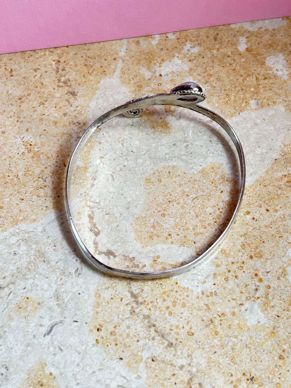 Bracciali & Braccialetti: Silber Armreif mit Mondstein, elegant & modern Grösse S/M – Usato da Dittingen venduto da Bijoubelle 6