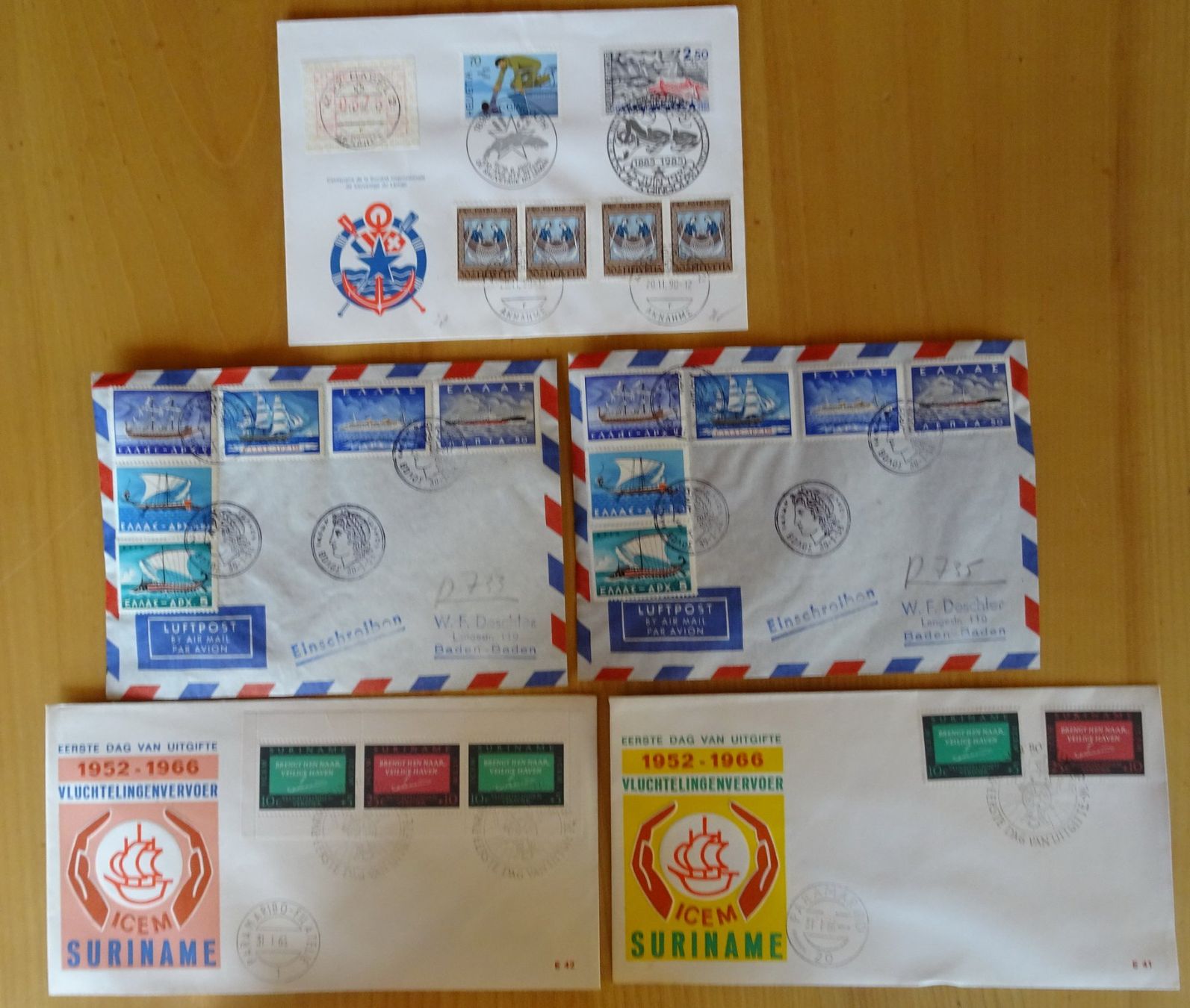 Tutti i francobolli: Philatelie Schifffahrt Couverts, AK Schiffe – Usato da Feldbrunnen venduto da MarcusSO 7
