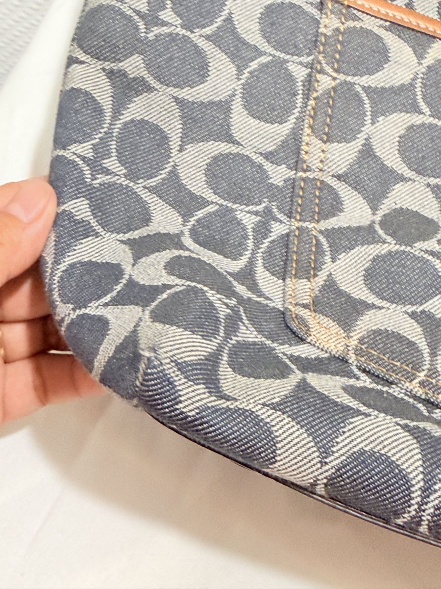 Coach Sacs femmes: Coach Signature Handbag Denim  – D'occasion à Geneve par DarlingVintage 8