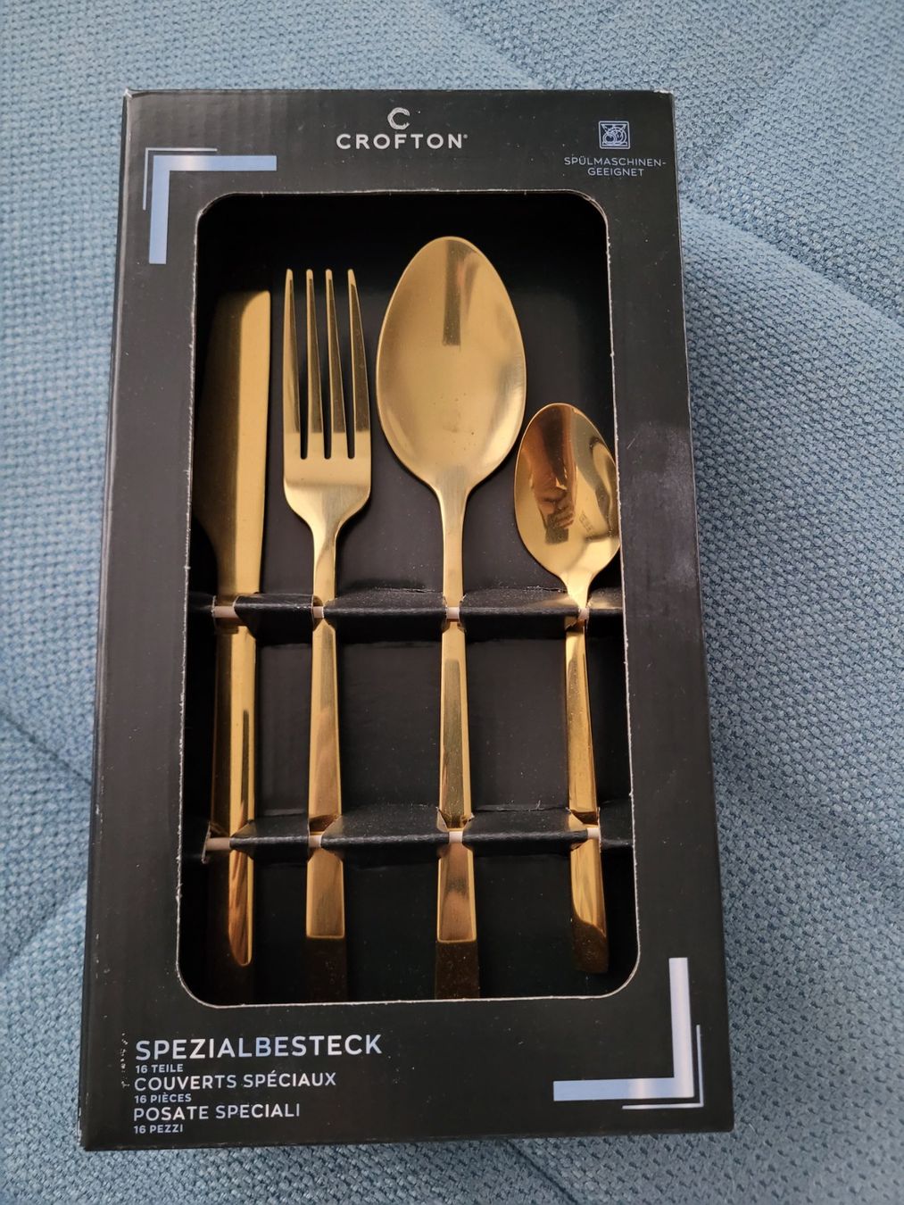 Set di posate: Besteck 16 teilig – Nuovo e nell'imballaggio originale da Sevelen venduto da Motchi