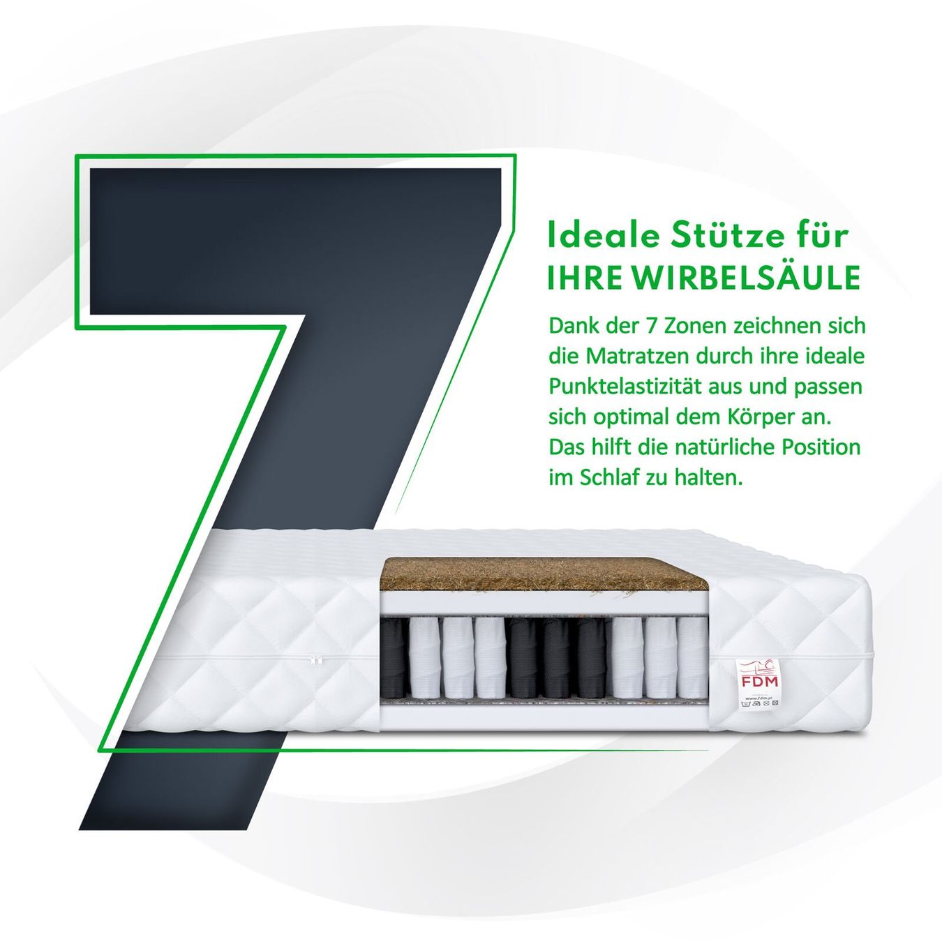 Matratzen: Matratze HOME MAX - H3/H4 - 24cm - 80x200 – Neu und originalverpackt aus Wallenwil von toesstal-vertrieb 4