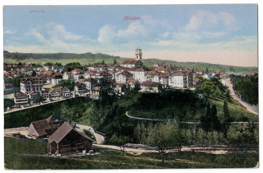 Ansichtskarten: Heiden, gelaufen 1912 – Gebraucht aus Frauenfeld von POML