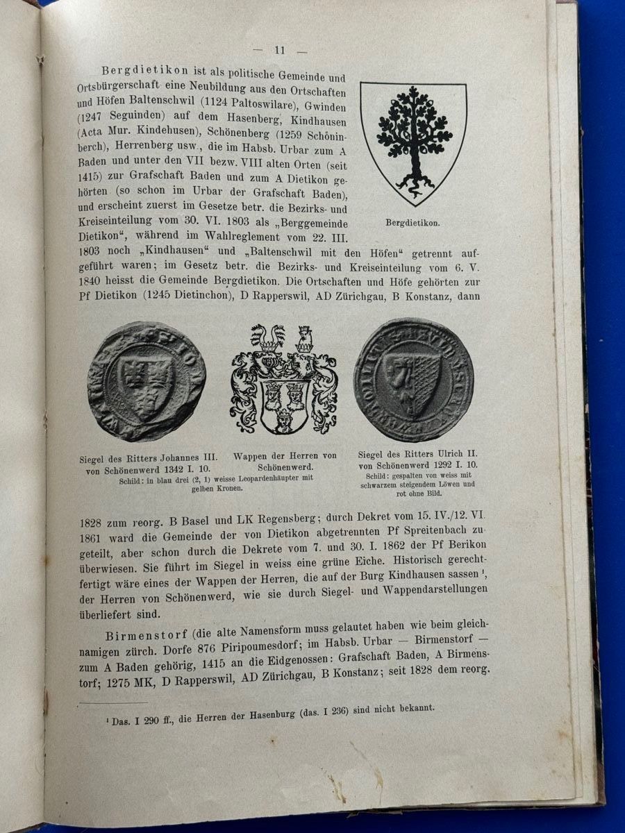 Libri: Die Gemeindewappen des Kantons Aargau. 1915 – Usato da Adliswil venduto da buch_und_kunst 3