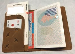 Passhülle / Passport Cover Echt Leder