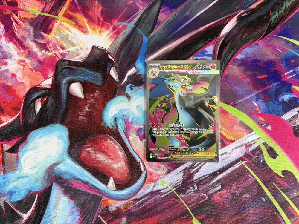 Charizard X Ex 109/094 PFL/ ETB Inthalt + Base Set + Binder (Neu ...
