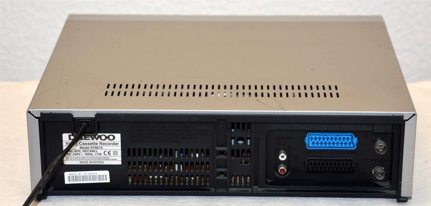 Registratori: Videorecorder VHS Daewoo ST867S magnétoscope – Usato da Collonges venduto da arashee 2