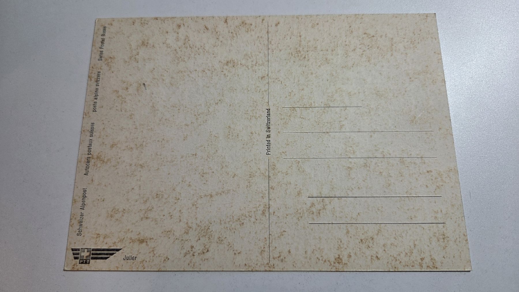 Tous les timbres: 1966 Postauto Maximumkarte – D'occasion à Arni AG par Moth68 1