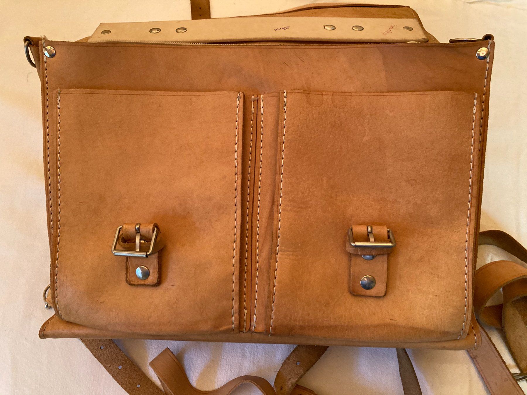 Koffer & Taschen: Leder-Mappe – Neu (gemäss Beschreibung) aus Jegenstorf von Mm2448 1