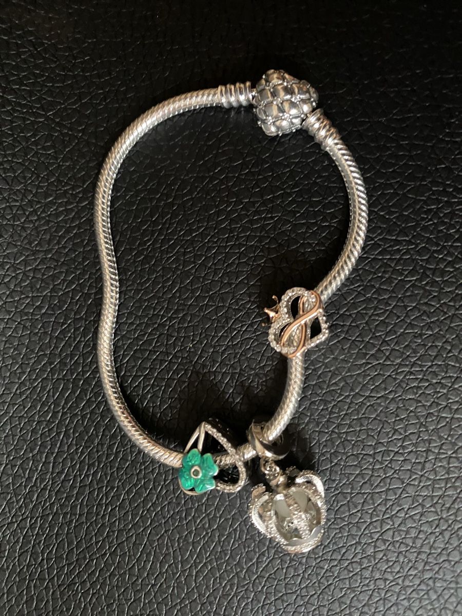 Armbänder & -reifen: Armband mit 3 Charm als Geschenk Silber s925 – Neu und originalverpackt aus Hemmental von Zirconwelt 5