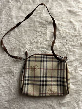Vintage Burberrys Nova Check Schultertasche