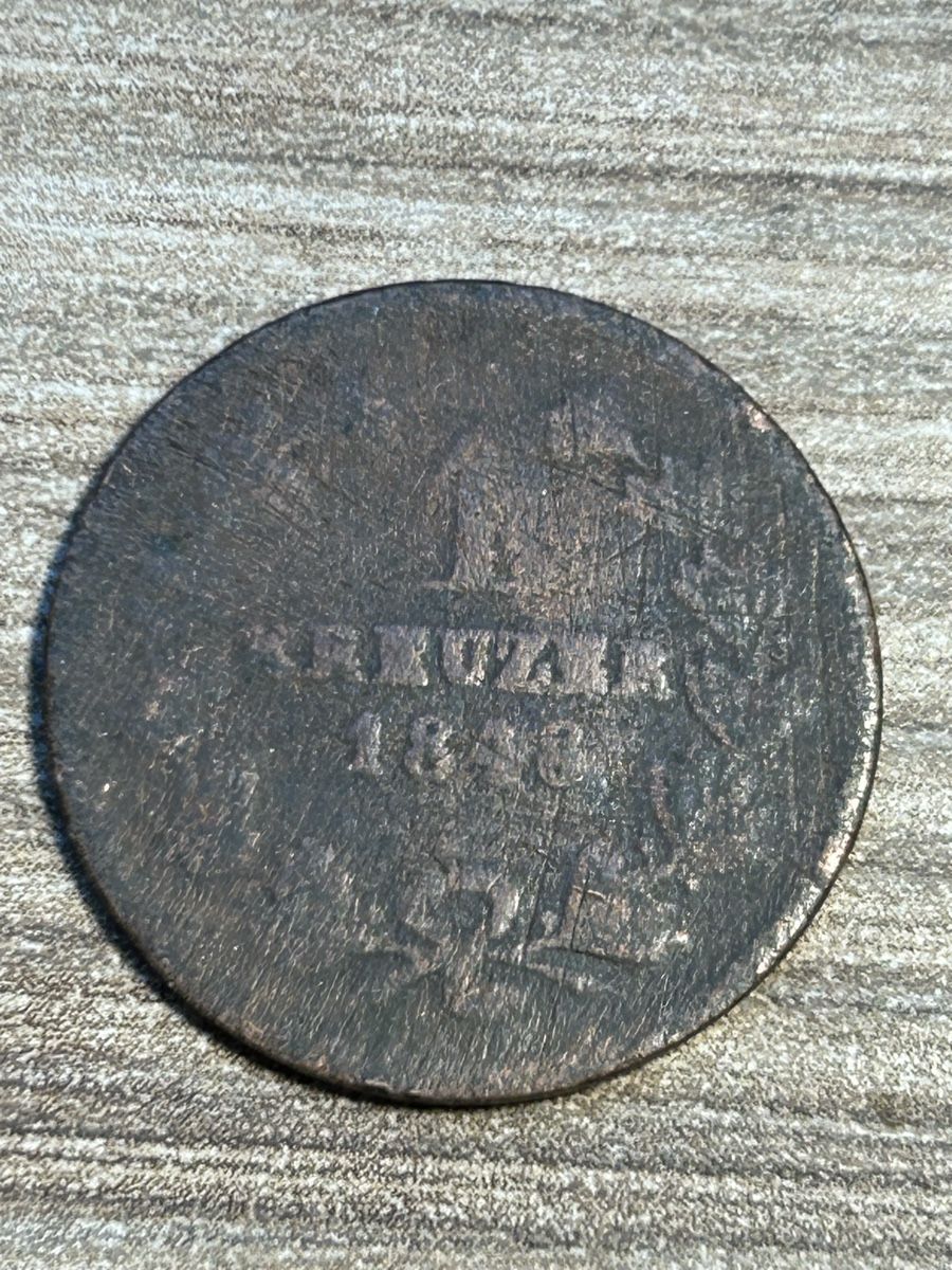 Tutti le monete: Baden 1 Kreuzer 1849 – Usato da möhlin venduto da Caja1