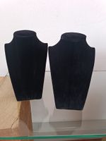 2 Halskettenständer, Schmuckständer, Samt Schwarz, Neuwertig