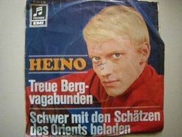 Vinyl Single Heino - Treue Bergvagabunden