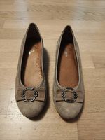 Trachten Schuhe taupe, Grösse 39