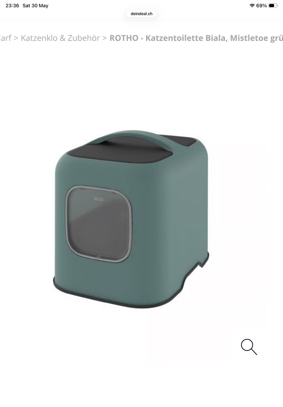 Cucce & Letti: ROTHO Cat Litter Box - Mint Green, Modern Design – Nuovo (secondo la descrizione) da Füllinsdorf venduto da MaiiaM 9