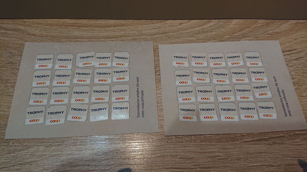 2 volle Coop Trophy Karte Kuhn Rikon (Neu (gemäss Beschreibung)) in ...